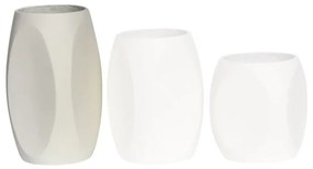 WOODWELL Ε6404,CVASE-4 Βάζο Cement, Απόχρωση Beige Φ31x61cm Φ31x61cm Ε6404,C