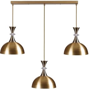 Φωτιστικό Οροφής - Ράγα 534LUN3872 65x20x70cm 3xE27 40W Gold Opviq