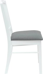 vidaXL Καρέκλες φαγητού 2 pcs Λευκό 50 x 52,5 x 91 εκ