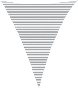 vidaXL Πανί σκιάς Ανοιχτό Γκρι και Λευκό 4 x 5 x 5 m