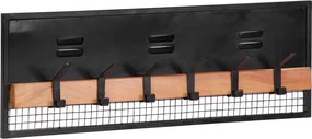 vidaXL Ράφι Τοίχου από Μασίφ Ξύλο Μάνγκο 90x11x30 εκ.