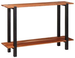 vidaXL Τραπέζι κονσόλας Καφέ 110 x 30 x 75 εκ Μασίφ ξύλο ακακίας