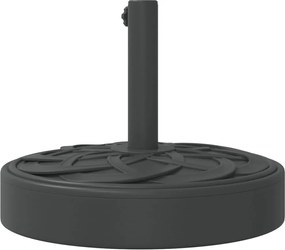 vidaXL Βάση Ομπρέλας Ασημί για Ιστό Ø38/48 χιλ. 25 κ. Γρανίτη