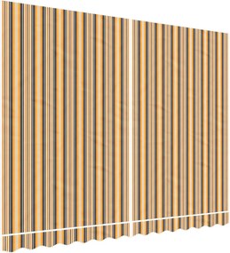 vidaXL Τεντόπανο Ανταλλακτικό Ριγέ Πολύχρωμο 3,5x2,5 μ.