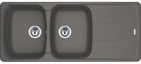 Franke Antea AZG 621-116 Ένθετος Γρανιτένιος Νεροχύτης 80cm Stone Grey