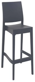 Σκαμπό Μπαρ Maya 75 Dark Grey 20-0381 45Χ51Χ108cm Siesta Polypropylene