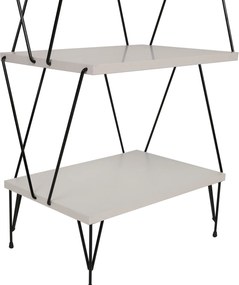 Βιβλιοθήκη - Balaban - Χρώμα Λευκό - 48x31x165εκ