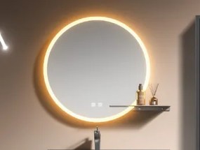 Καθρέφτης DIVA 80 ΣΤΡΟΓΓΥΛΟΣ LED 70X70 κωδ. 3MDIV070LED