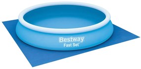 Bestway Υπόστρωμα Πισίνας Προστατευτικό Flowclear 396 x 396 εκ. - Μπλε