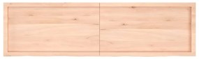 vidaXL Επιφάνεια Τραπεζιού 180x50x(2-6)εκ Ακατέργαστο Μασίφ Ξύλο Δρυός