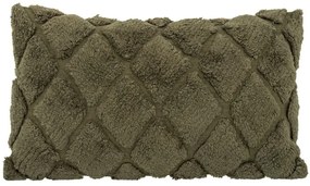 Διακοσμητικό Μαξιλάρι (Με Γέμιση) 88915 Dark Green 50X30 Ύφασμα