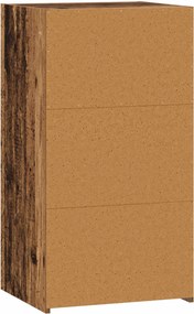 vidaXL Πλαϊνό γραφείο Παλαιωμένο ξύλο 50 x 41 x 93 εκ.
