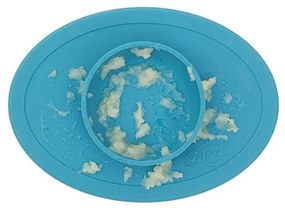 Δίσκος και πιάτο σε ένα Tiny Bowl Blue Ezpz