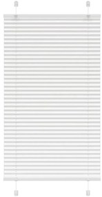vidaXL Πλισέ περσίδα Λευκό 80x100 cm Πλάτος υφάσματος 79,4 cm