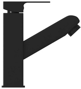 Μπαταρία Νιπτήρα Μπάνιου Αποσπώμενη Μαύρη 157 x 172 χιλ. - Μαύρο