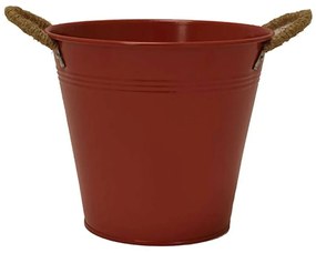 Κουβάς 00.05.5985B Με Σχοινί Φ17x15cm Red Metal