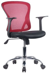 Καρέκλα Γραφείου 093-27-095 58x59x89/99cm Black-Red