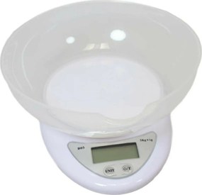 B05 Ψηφιακή Ζυγαριά Κουζίνας 1gr/7kg Λευκή