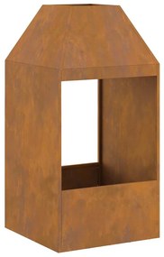 vidaXL Φωτιά Καφέ 50 x 50 x 100 cm Ατσάλι σκληρυθέν στον αέρα