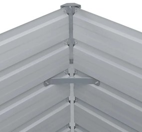 vidaXL Ζαρντινιέρα Ψηλή Πράσινη 160x80x77 εκ. Γαλβανισμένος Χάλυβας