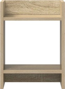 vidaXL Βάση φυτών με ράφι Δρύς Sonoma 30 x 30 x 40 cm