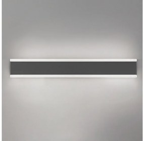 Απλίκα Φωτιστικό Τοίχου 2xLED 13,5W IP54 3000K Riga Zafferano-LD0109G3-Γκρι LD0109G3