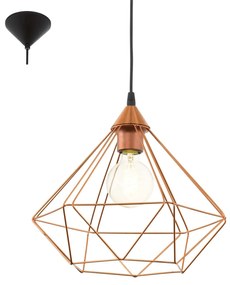 Φωτιστικό Οροφής Tarbes 94194 Copper Eglo Metal, Polypropylene
