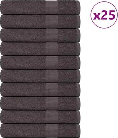 vidaXL Πετσέτες FROGN 25 τεμ. Ανθρακί 100x200 εκ. 360 γρ./μ²