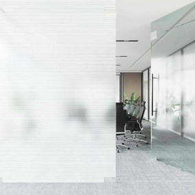 vidaXL Αυτοκόλλητη Μεμβράνη Παράθυρου Ματ ρίγες 60 x 500 cm PVC
