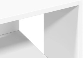 vidaXL Τραπεζάκι Σαλονιού Λευκό 89,5x48x30 εκ. από Επεξεργ. Ξύλο