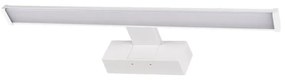 Adeleq Φωτιστικό LED Λουτρού Αλουμινίου PC 40cm 8W IP44 4000K Με Βάση Λευκό 3-4000810