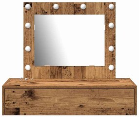 vidaXL Τραπέζι περιποίησης Καφέ 83 x 40 x 70 εκ Επεξεργασμένο ξύλο