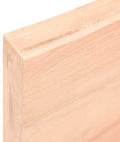 vidaXL Επιφάνεια Τραπεζιού 140x60x(2-6)εκ Ακατέργαστο Μασίφ Ξύλο Δρυός