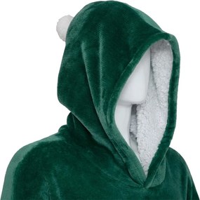 Fleece Φούτερ Με Sherpa (85x118) A-S Flan Green 199496