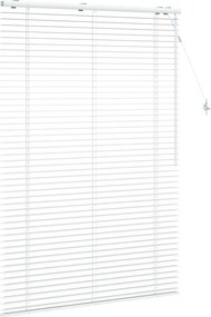 vidaXL Βενετσιάνικη Σκίαση Λευκό 120 x 160 cm 35 mm
