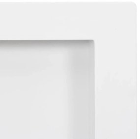 Ράφι Ντουζιέρας με 3 Τμήματα Λευκό Ματ 41 x 99 x 9 εκ. - Λευκό