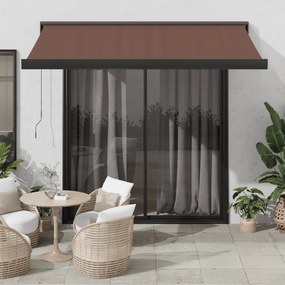 VidaXL Ηλεκτρική Αυλή 3 x 2,5 m Καφέ 100% Πολυεστέρας