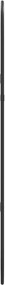 vidaXL Καθρέφτης Τοίχου Οβάλ Μαύρος 70x30 εκ.