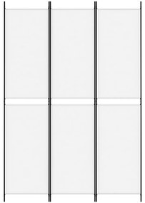 vidaXL Διαχωριστικό Δωματίου με 3 Πάνελ Λευκό 150x220 εκ. Υφασμάτινο