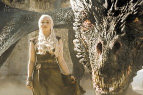 Εκτύπωση τέχνης Game of Thrones - Mother of Dragons, (40 x 26.7 cm)