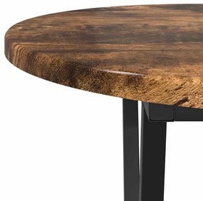 vidaXL Τραπέζι του καφέ Καπνιστό Δρύς 80 x 40 x 40.5 εκ