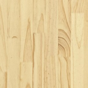 vidaXL Πλαίσιο Κρεβατιού 135 x 190 εκ. από Μασίφ Ξύλο Double
