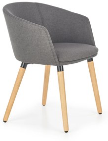 K266 chair, color: dark grey DIOMMI V-CH-K/266-KR-C.POPIEL DIOMMI-60-20977