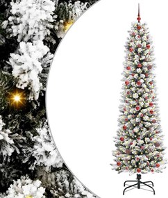 vidaXL Τεχνητό Χριστουγεννιάτικο Δέντρο με 300 LED Λευκό 240 cm