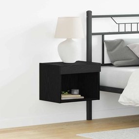 vidaXL Σετ επίπλου τηλεόρασης 2 pcs Μαύρη Οξυά Επεξεργασμένο Ξύλο