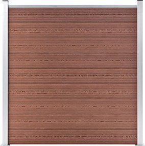 vidaXL Πάνελ Περίφραξης Καφέ 1737 x 186 εκ. από WPC