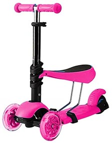 Πατίνι Scooter Παιδικό JollyWheelz 3 σε 1 Ροζ S-22018