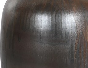 Βάζο Home ESPRIT Σκούρο καφέ Κεραμικά 38 x 38 x 60 cm
