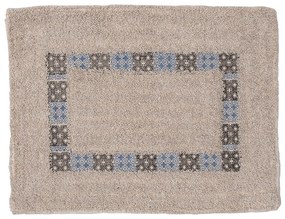 Ταπέτο Μπάνιου Βαμβακερό Μπεζ Native Estia 60x40εκ. 02-11215
