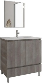 Bathroom Set DELTA 75 SLIM Γκρί Ανοιχτό